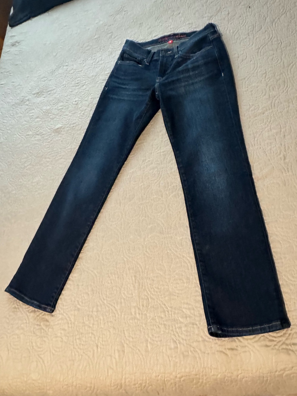 Lucky Brand Women's Dark Blue Straight-Leg Jeans